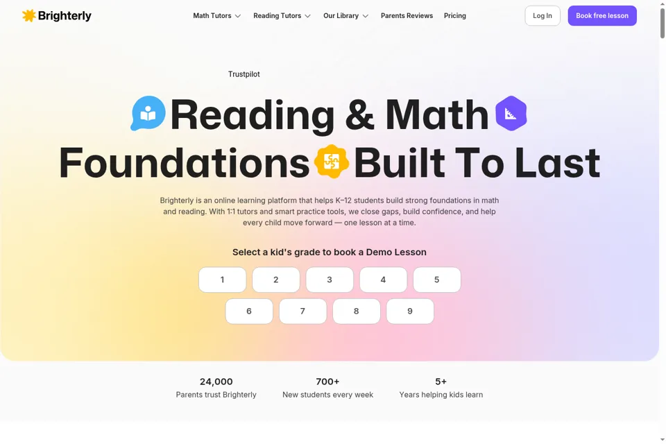 Landing page preview