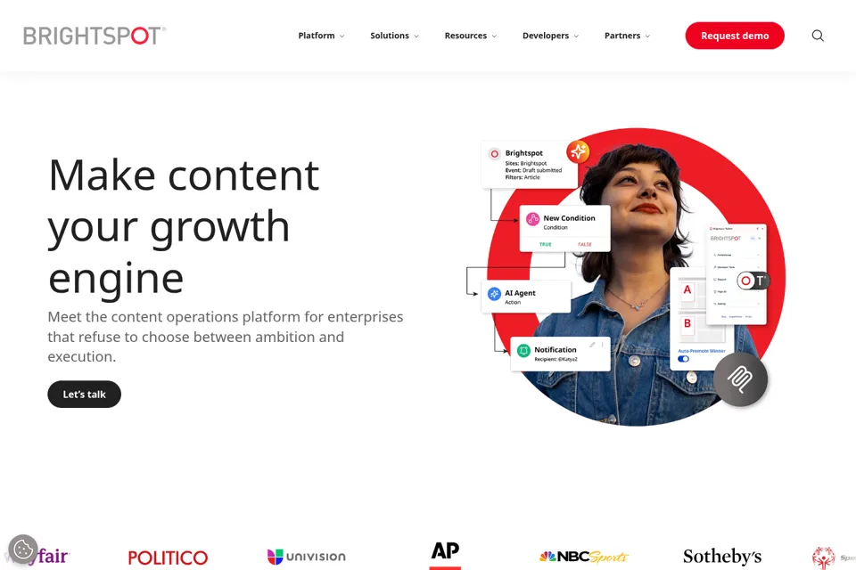 Landing page preview