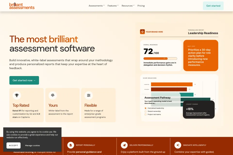 Landing page preview