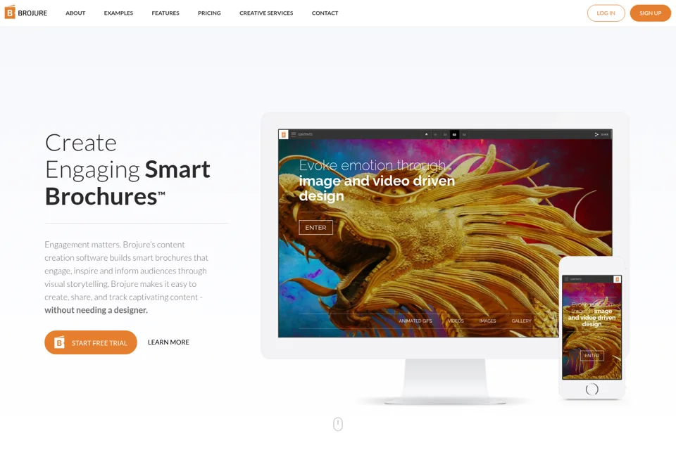 Landing page preview