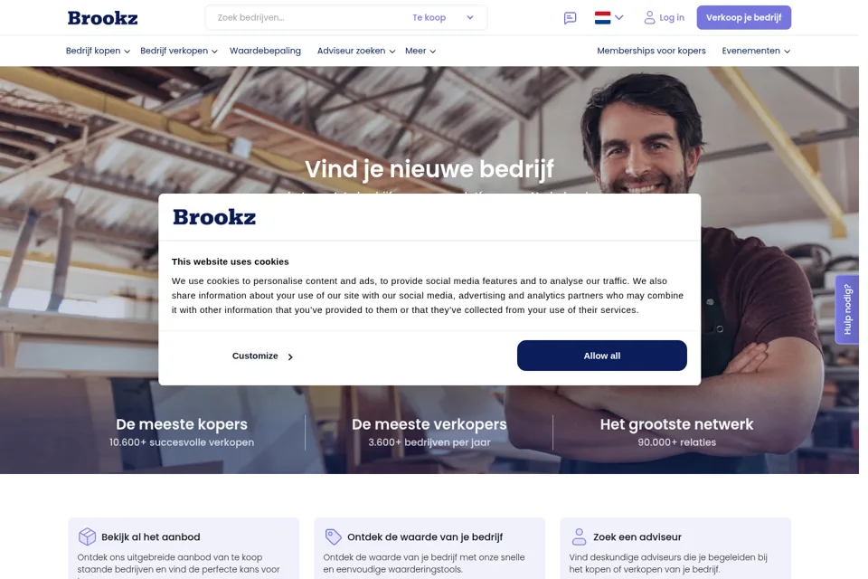 Landing page preview