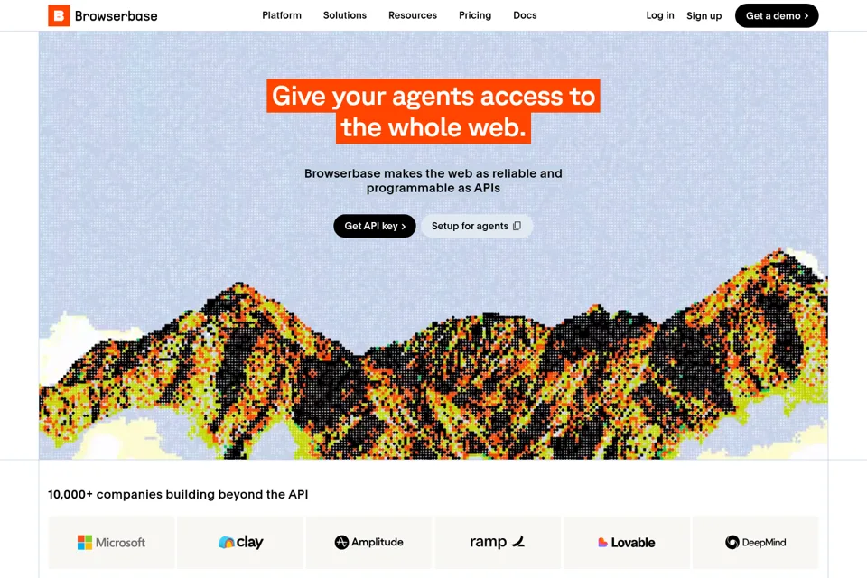Landing page preview