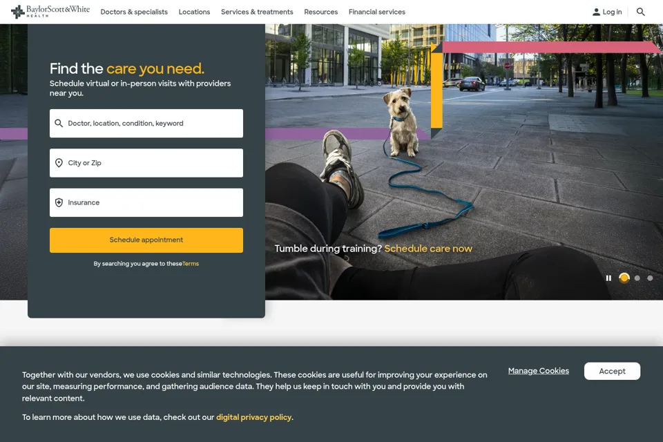 Landing page preview