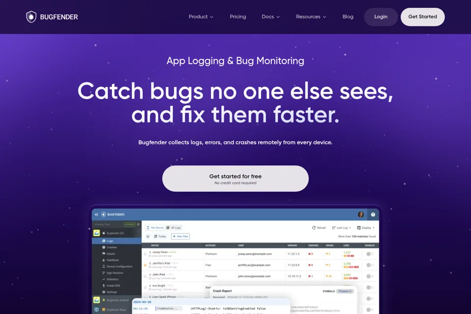 Landing page preview