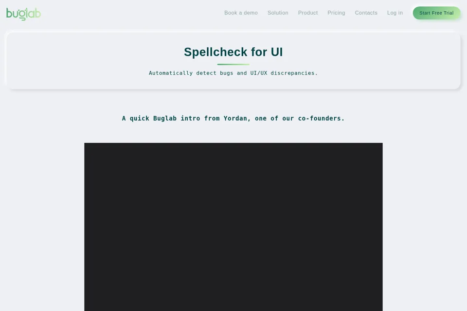 Landing page preview
