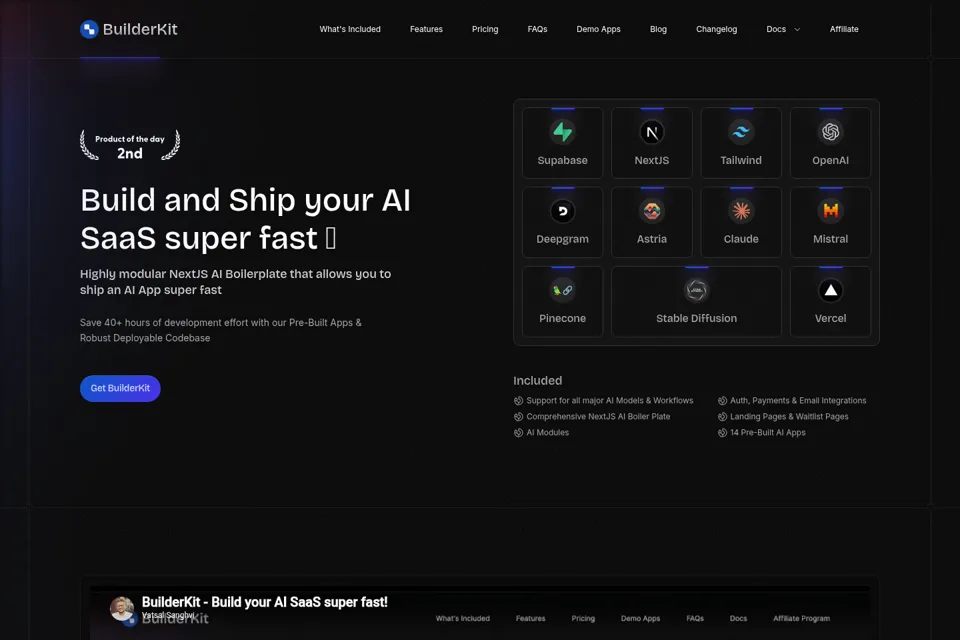 Landing page preview