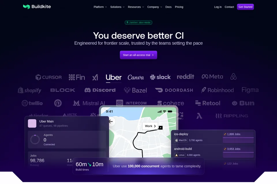 Landing page preview
