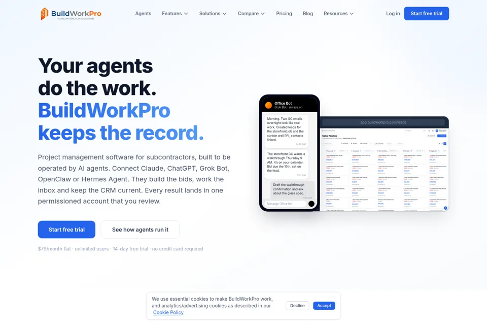 Landing page preview