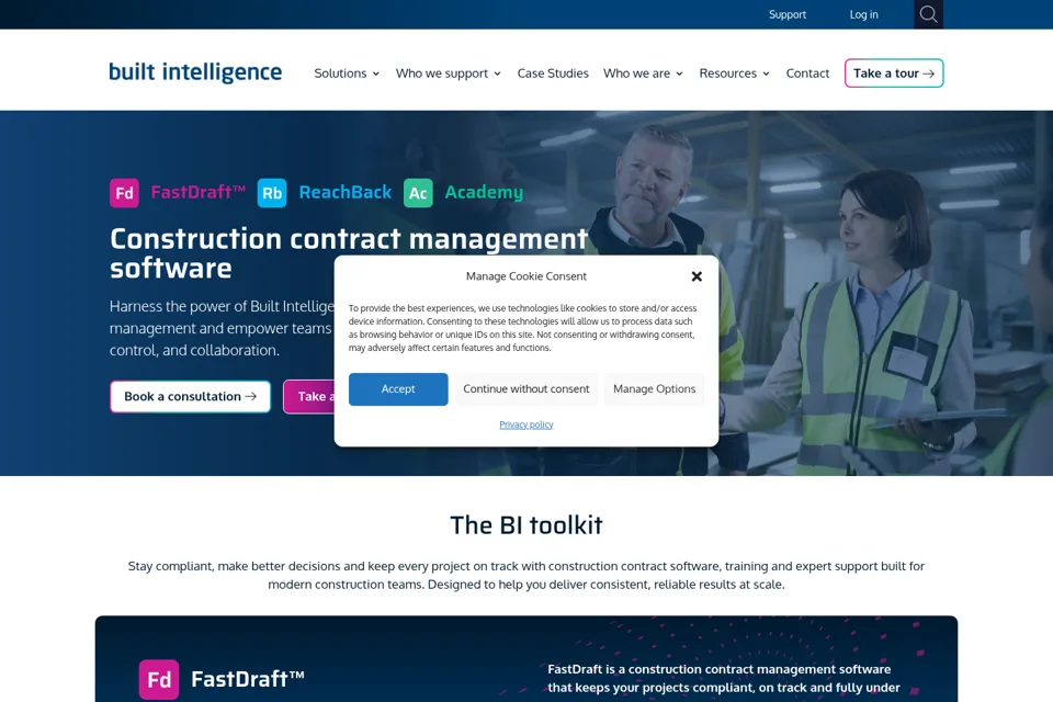 Landing page preview