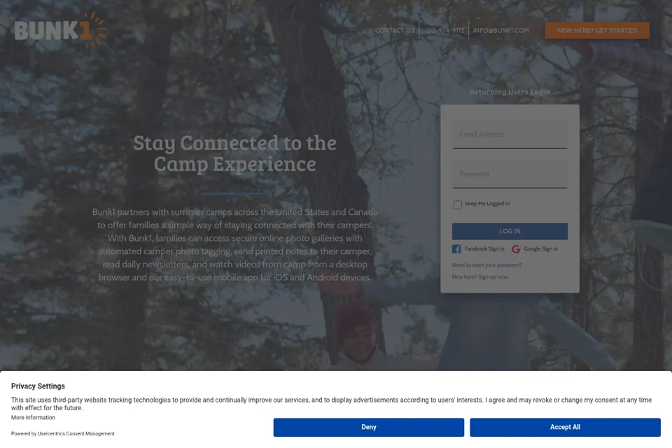 Landing page preview