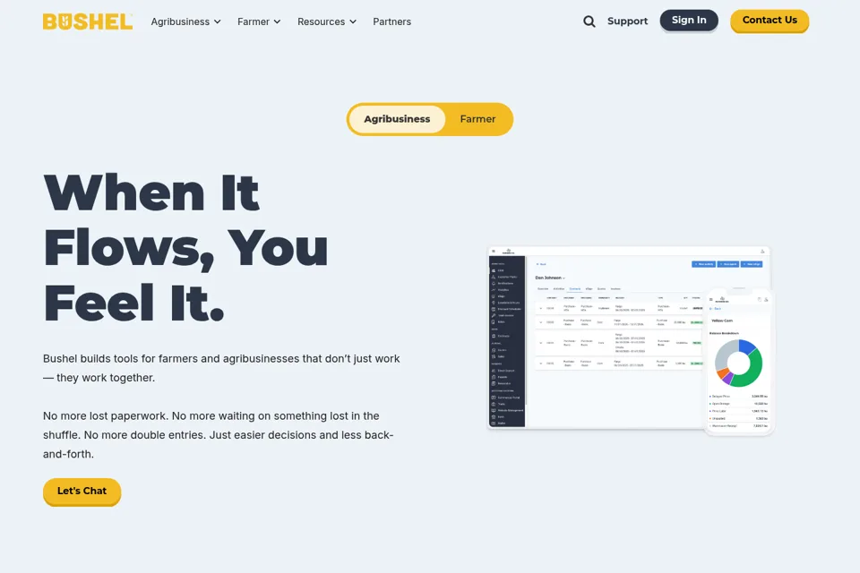 Landing page preview