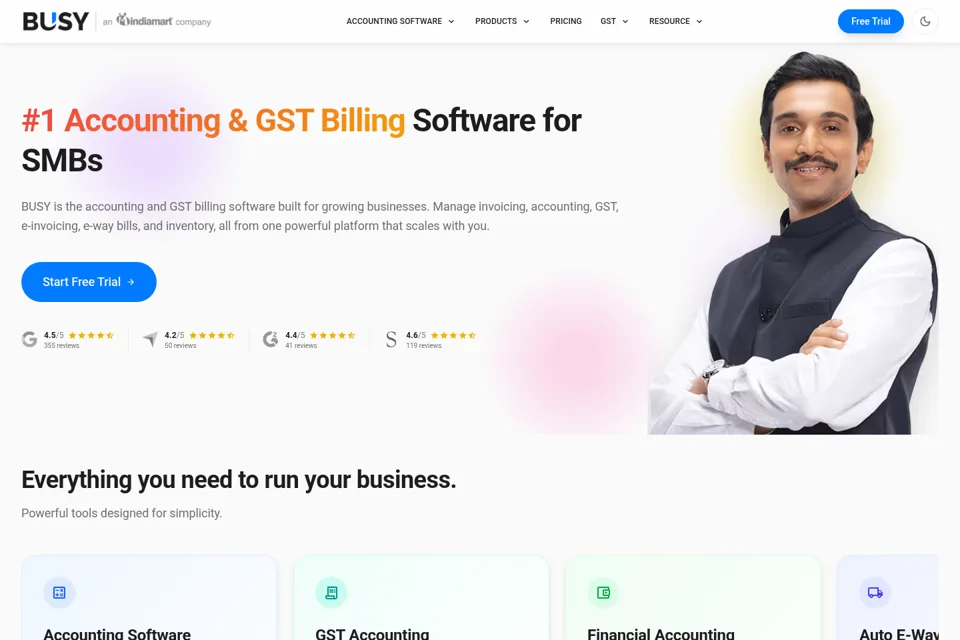 Landing page preview