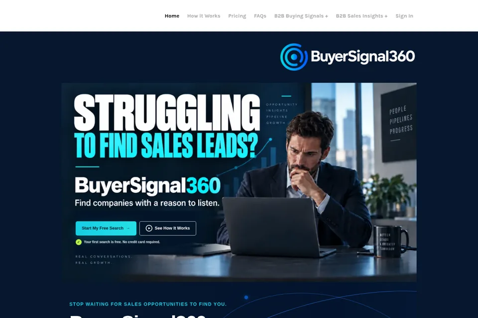Landing page preview
