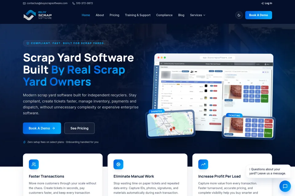 Landing page preview