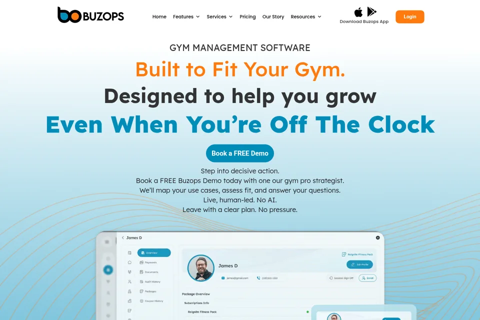 Landing page preview