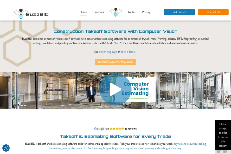 Landing page preview