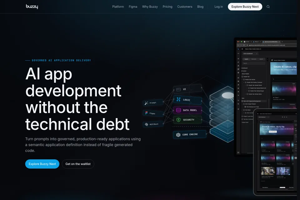 Landing page preview