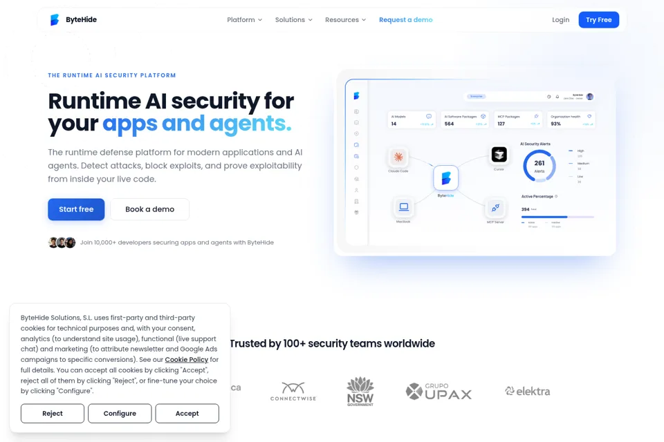 Landing page preview