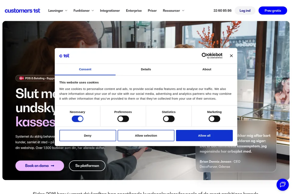Landing page preview