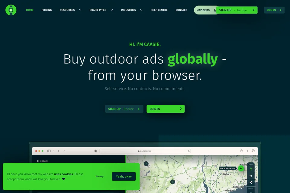 Landing page preview