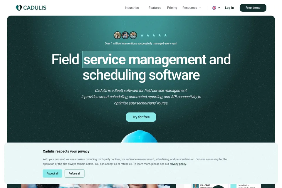 Landing page preview