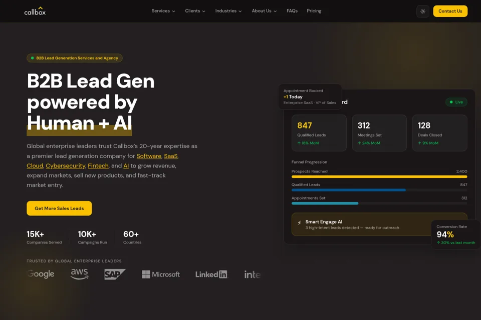 Landing page preview
