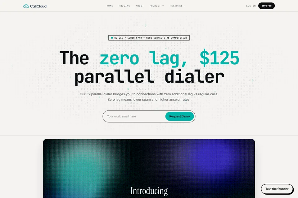 Landing page preview