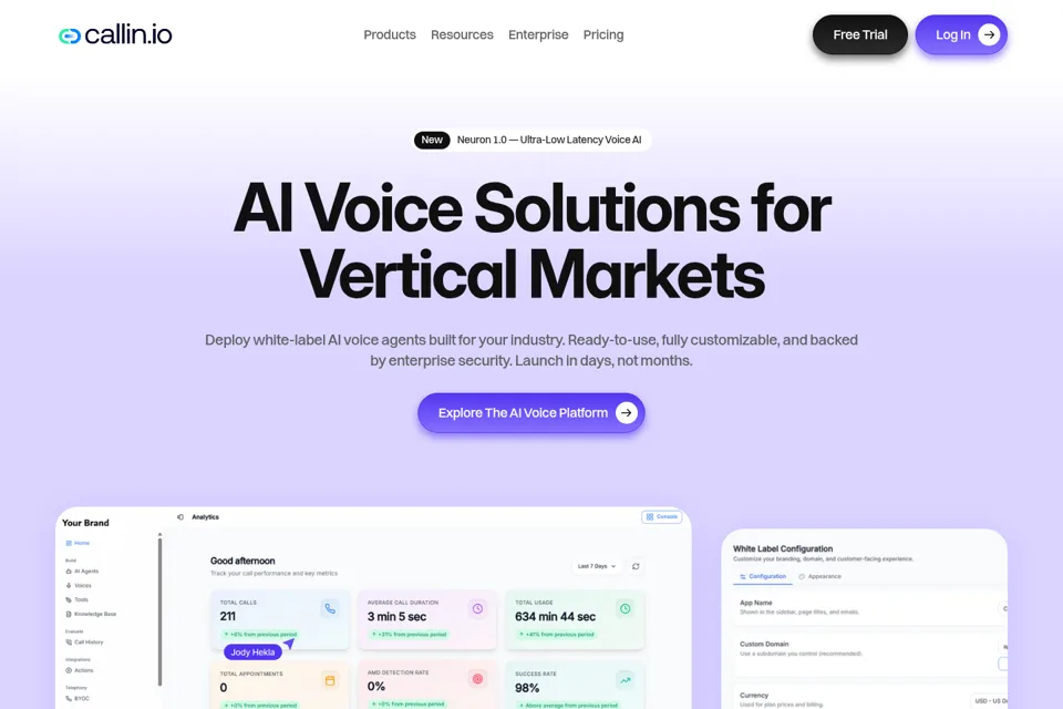Landing page preview
