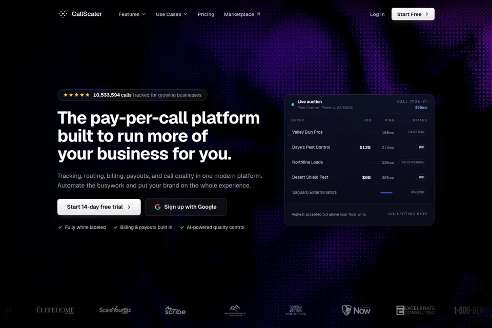 Landing page preview