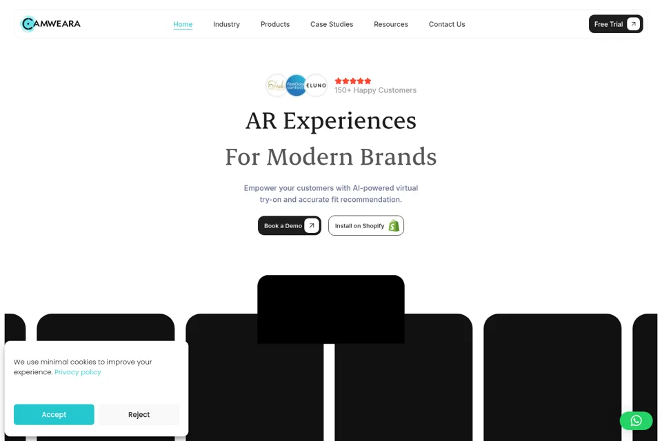 Landing page preview