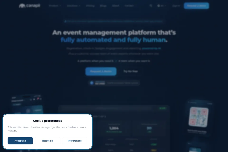 Landing page preview