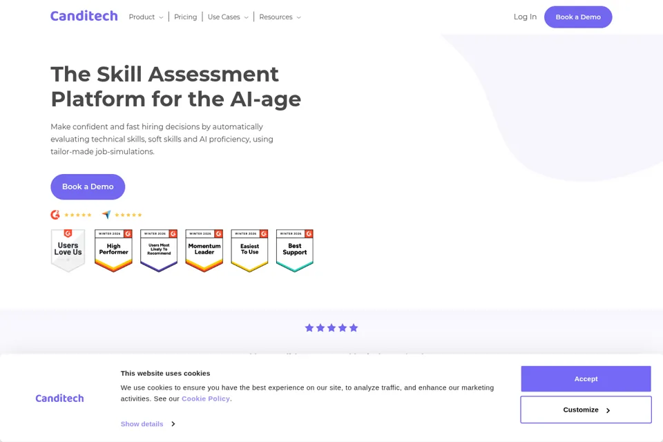 Landing page preview