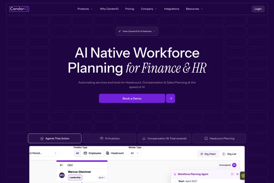 Landing page preview