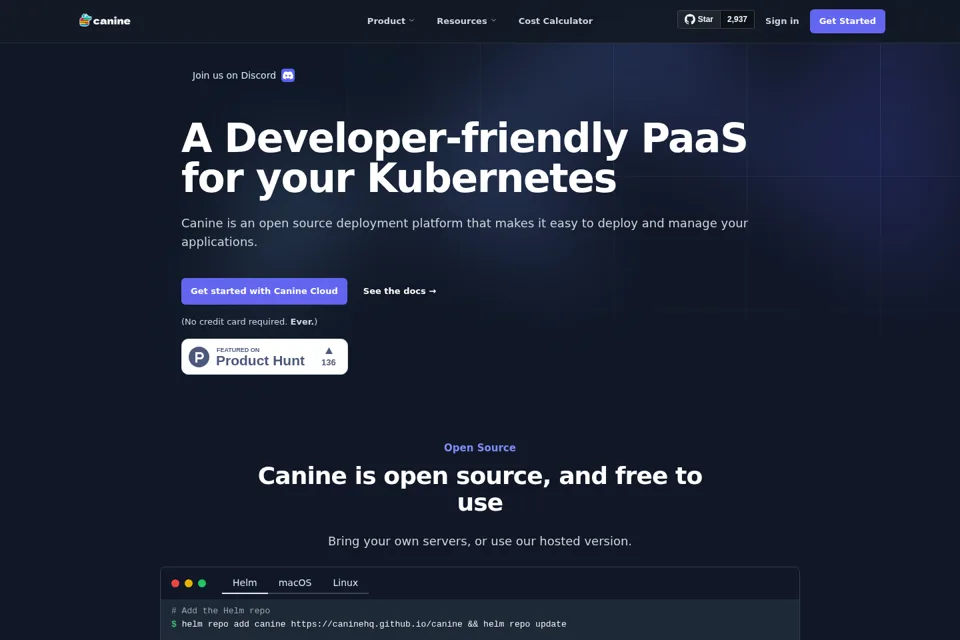 Landing page preview
