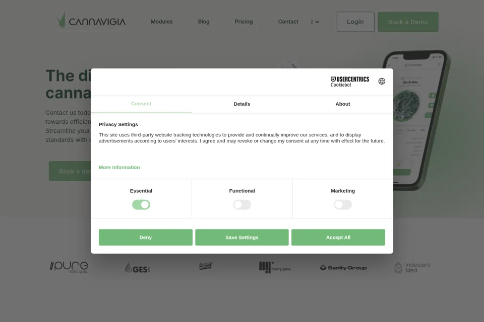 Landing page preview
