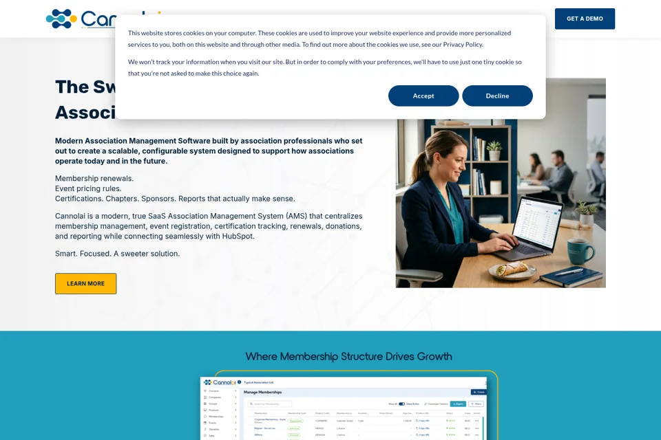 Landing page preview