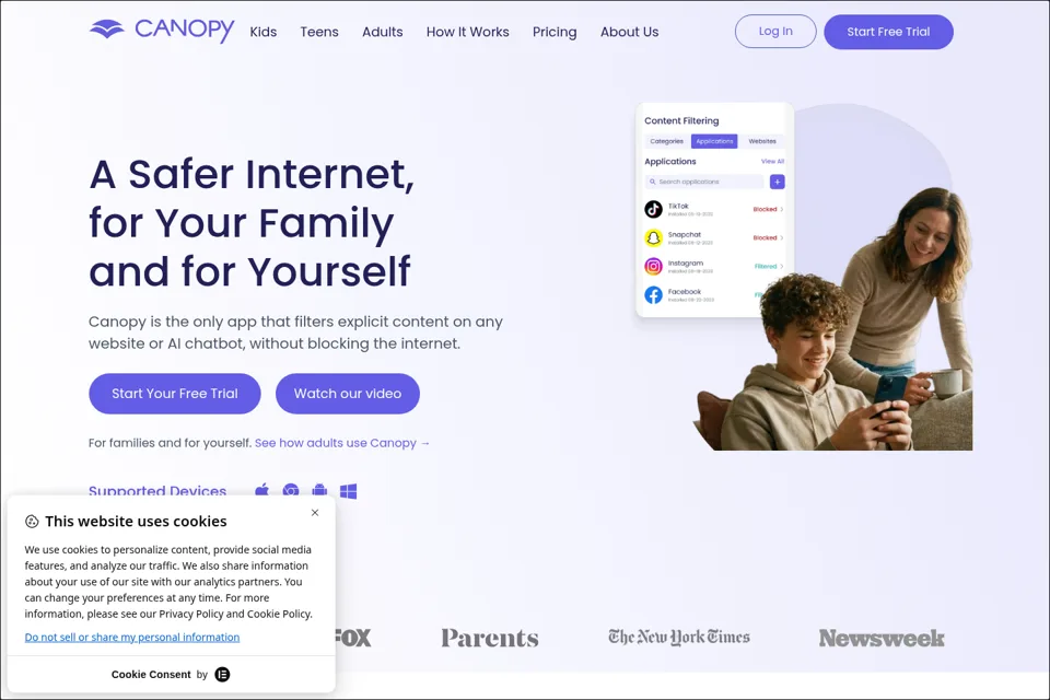 Landing page preview