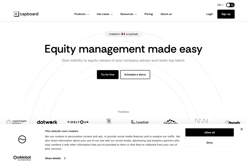 Landing page preview