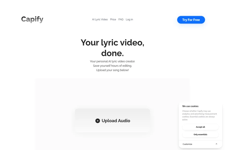 Landing page preview