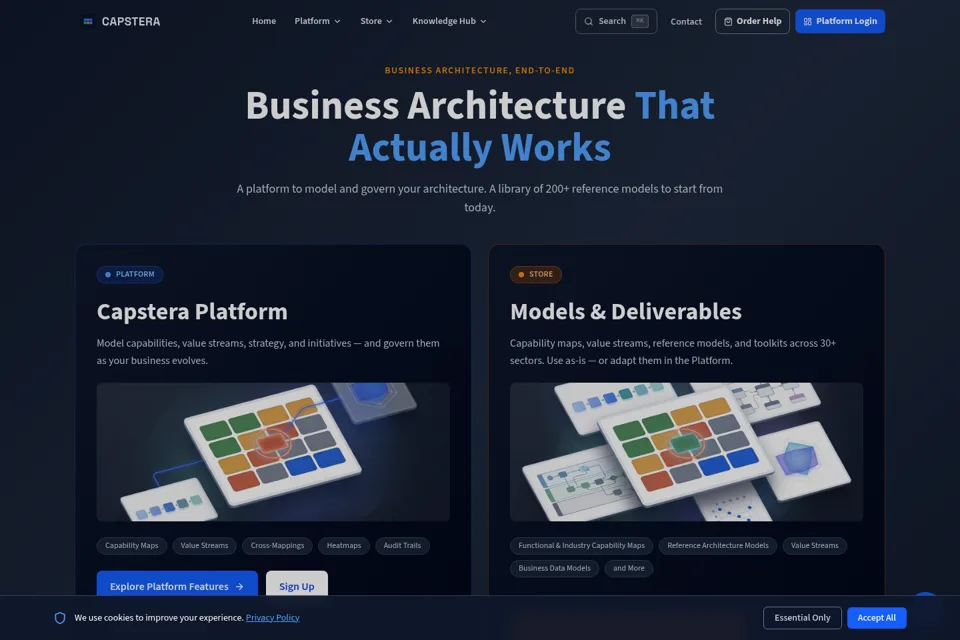 Landing page preview