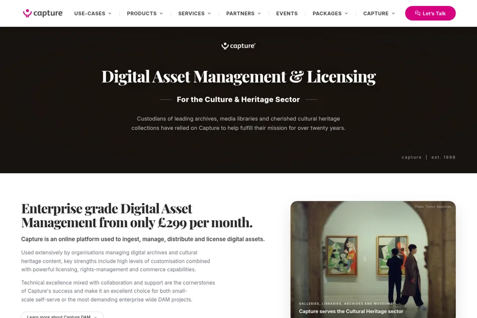 Landing page preview