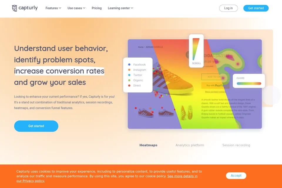 Landing page preview