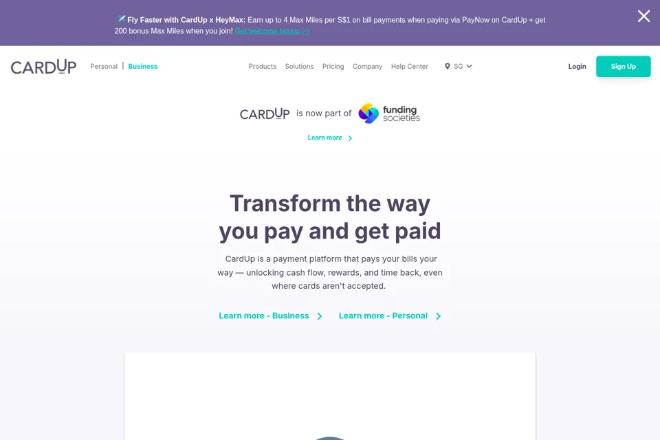 Landing page preview