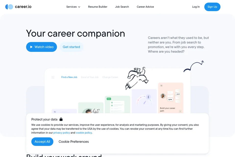 Landing page preview