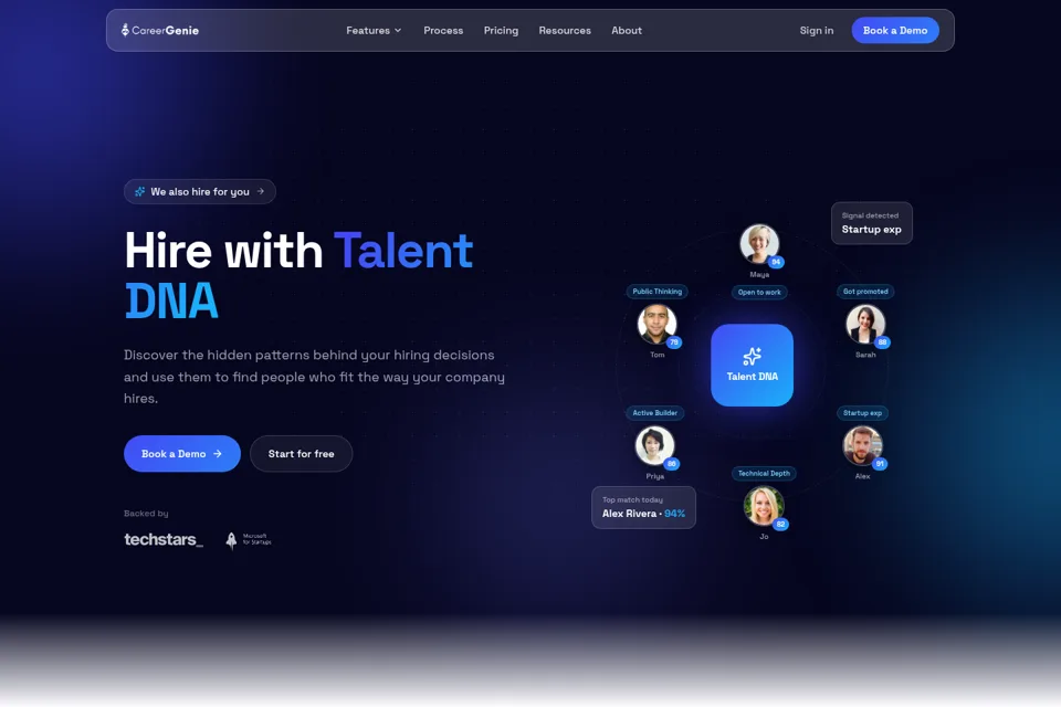 Landing page preview