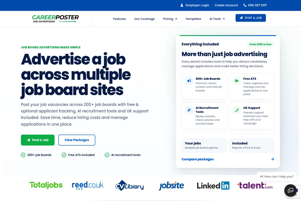 Landing page preview