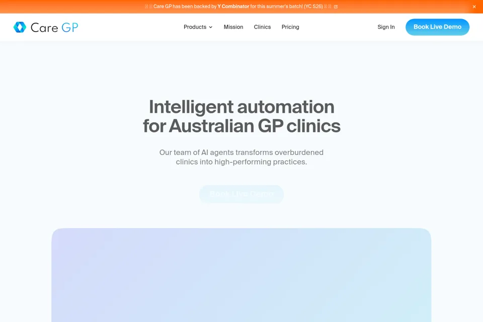 Landing page preview