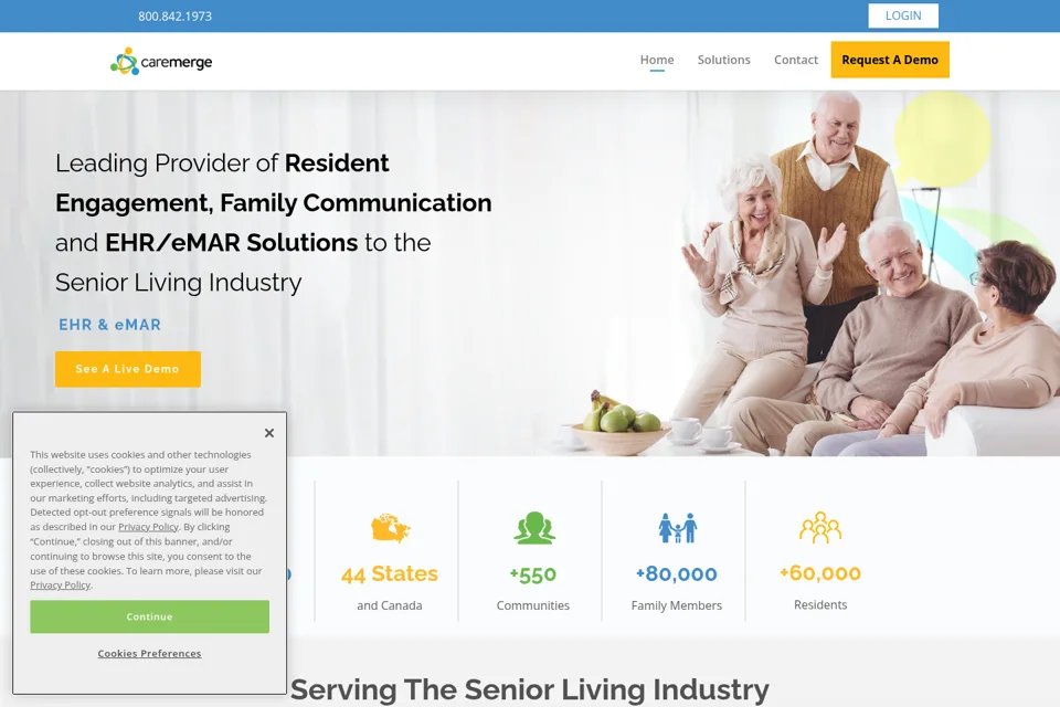Landing page preview