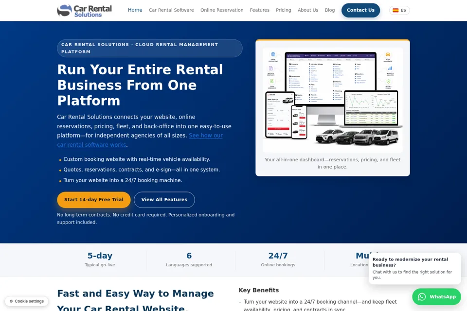 Landing page preview