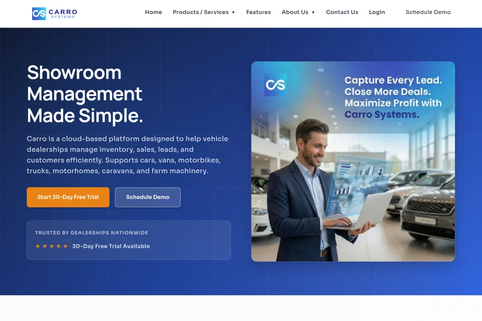 Landing page preview